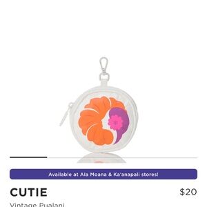 ALOHA Collection x Hawaiian Airlines White Travel Bag